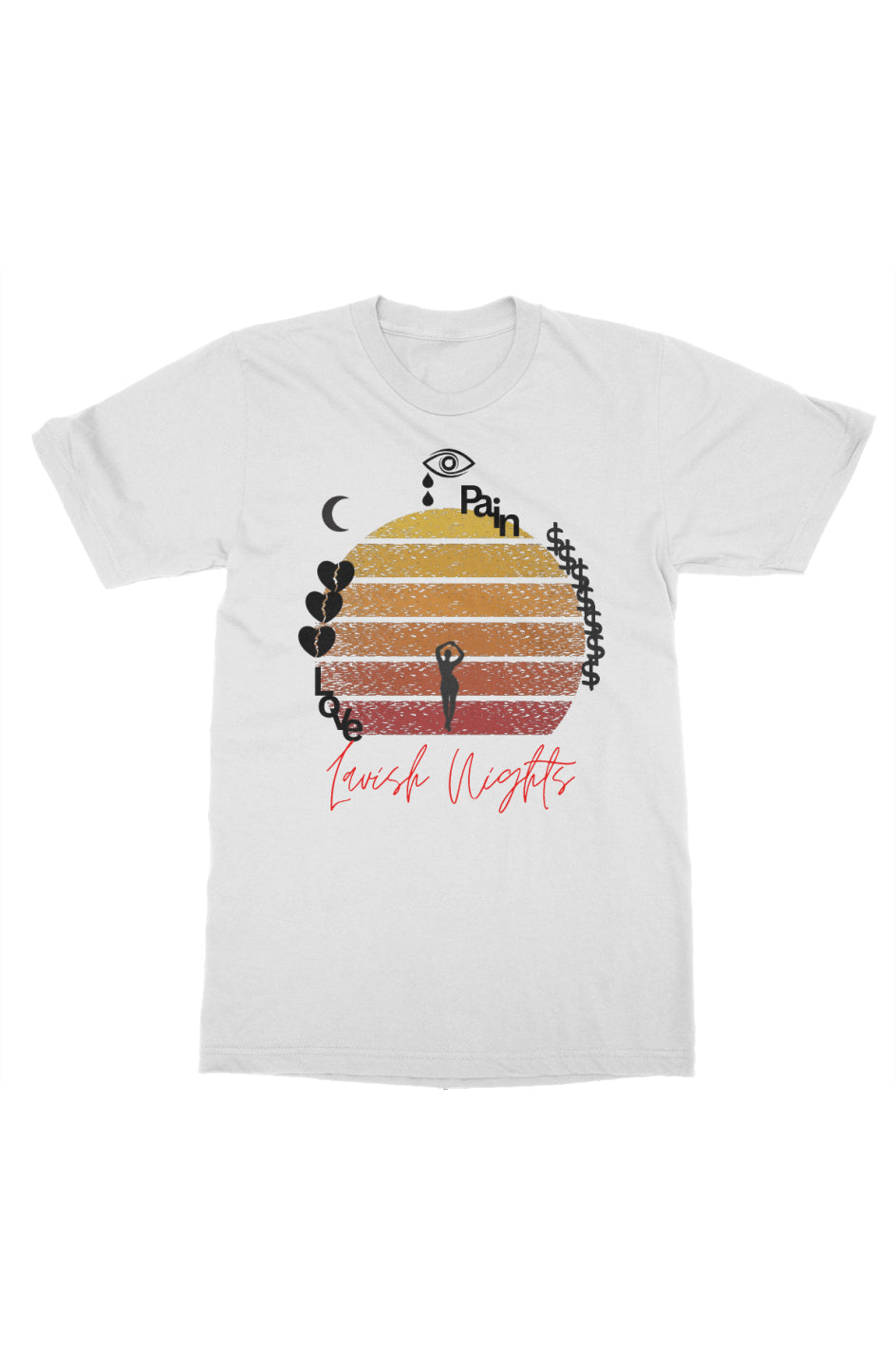 White Pain & Love T- Shirt