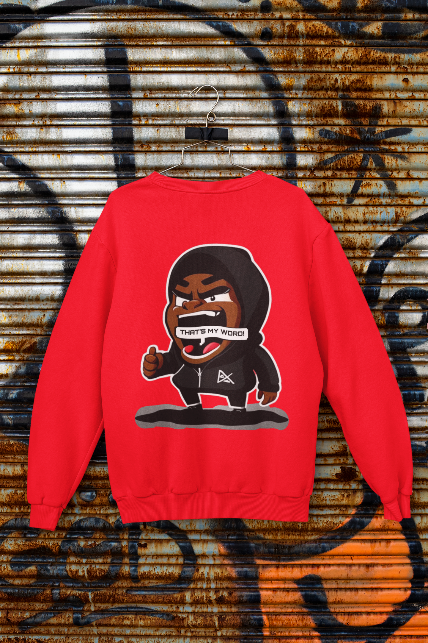 That's My Word Sweatshirt Red *Exclusive*
