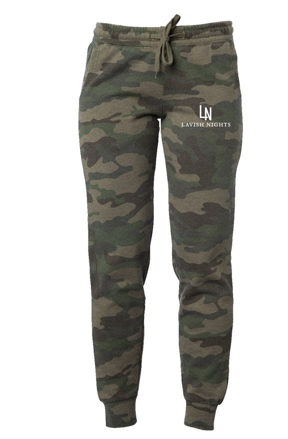 Lavish Nights Camo Sweatpants