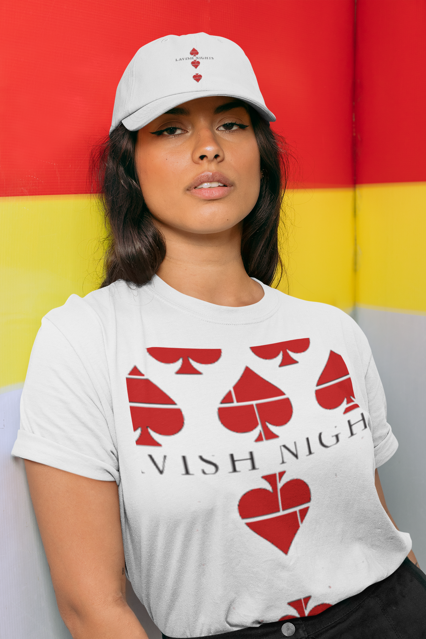 White Tres Hat